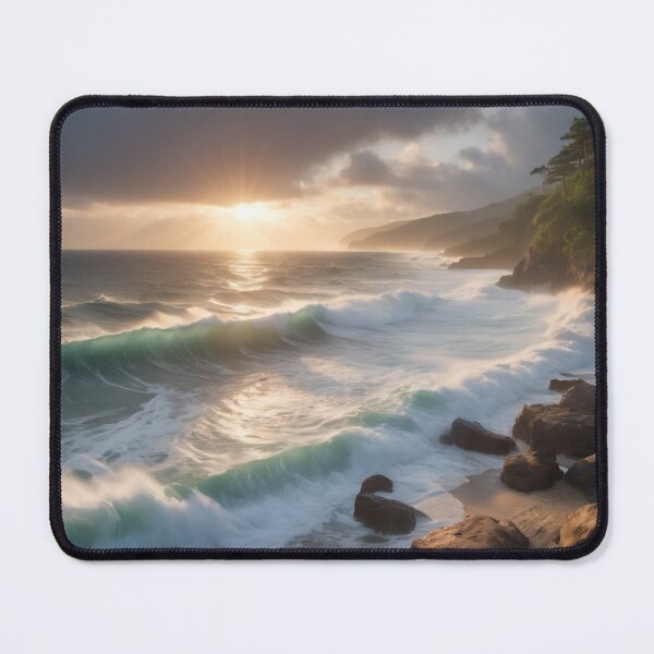 Item preview, Sunrise over the turbulent sea 04 designed and sold by I-HERE.