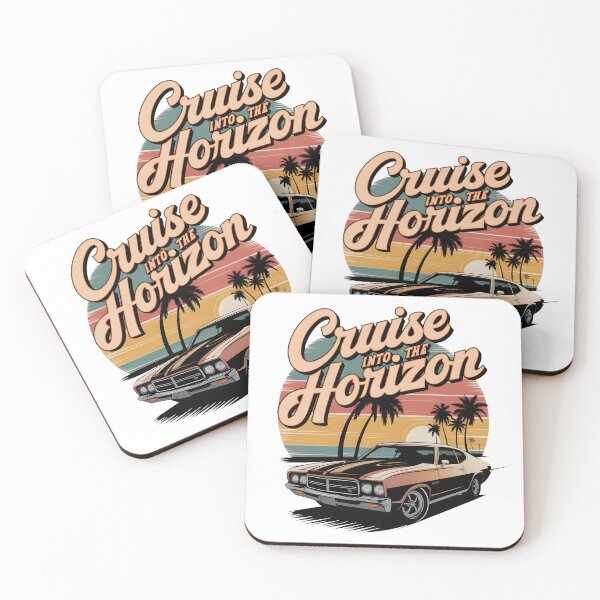 Item preview, Cruise into the horizon vintage retro designed and sold by ArtbySameer.