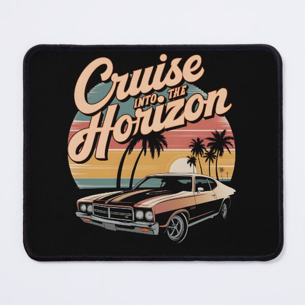 Item preview, Cruise into the horizon vintage retro designed and sold by ArtbySameer.