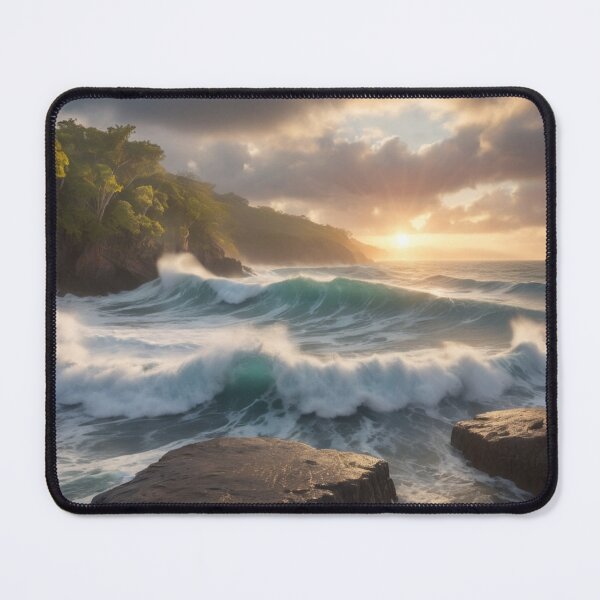 Item preview, Sunrise over the turbulent sea 05 designed and sold by I-HERE.