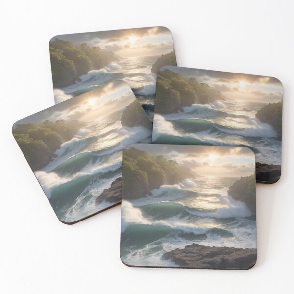 Item preview, Sunrise over the turbulent sea 06 designed and sold by I-HERE.