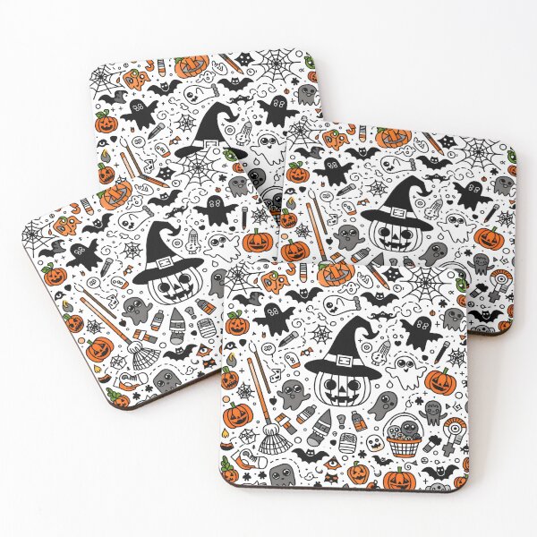 Item preview, Hand-Drawn Halloween designed and sold by Thai Vibe Studio.