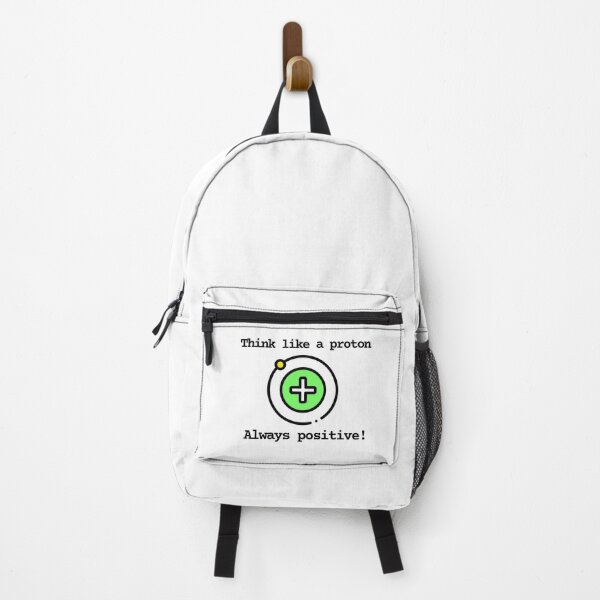 Item preview, Think Like a Proton. Always Positive – Minimalistic Science Design designed and sold by UrbanPopDesigns.