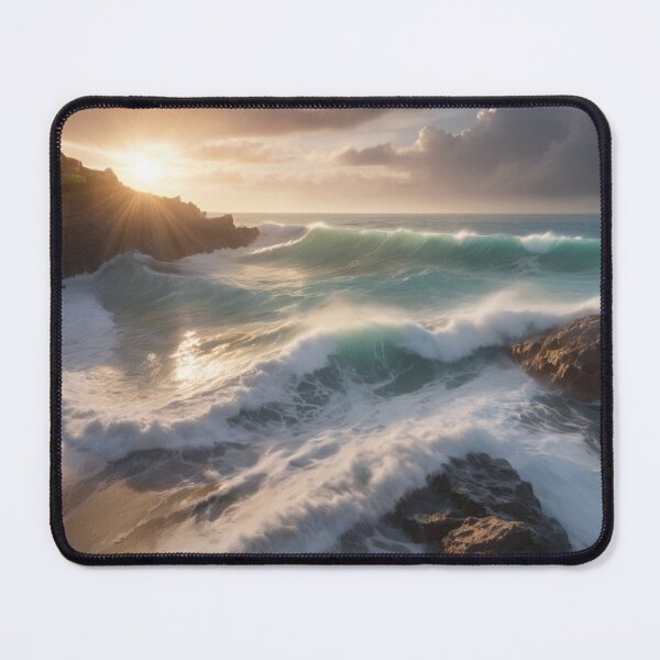Item preview, Sunrise over the turbulent sea 09 designed and sold by I-HERE.