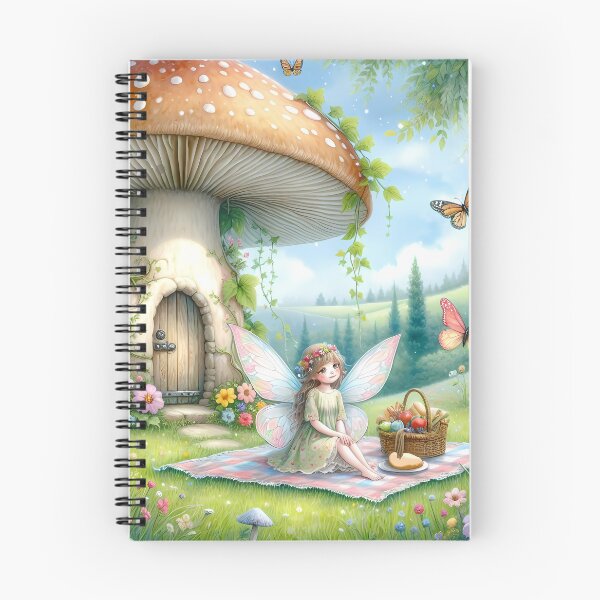 Item preview, Fairy Picnic - Enchanted Mushroom Meadow designed and sold by Venta Mix  JellycientArt.