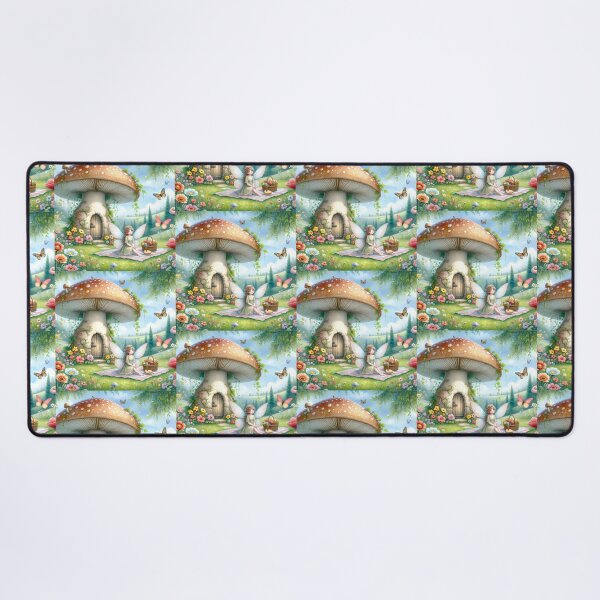 Item preview, Fairy Picnic - Enchanted Mushroom Meadow designed and sold by Venta Mix JellycientArt.