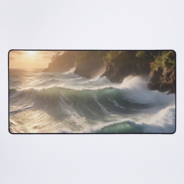 Item preview, Sunrise over the turbulent sea 11 designed and sold by I-HERE.