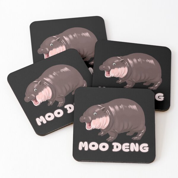 Item preview, Pretty in Pink Moo Deng designed and sold by Blossence Designs.