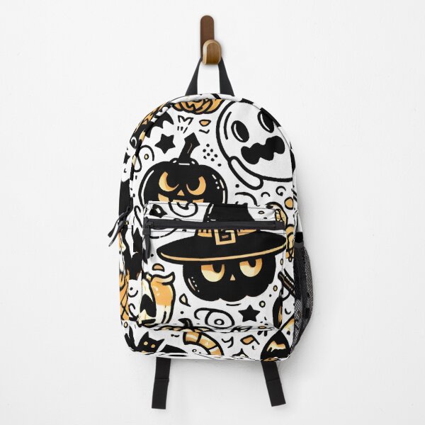 Item preview, Hand-Drawn Halloween Pattern Art designed and sold by Thai Vibe Studio.
