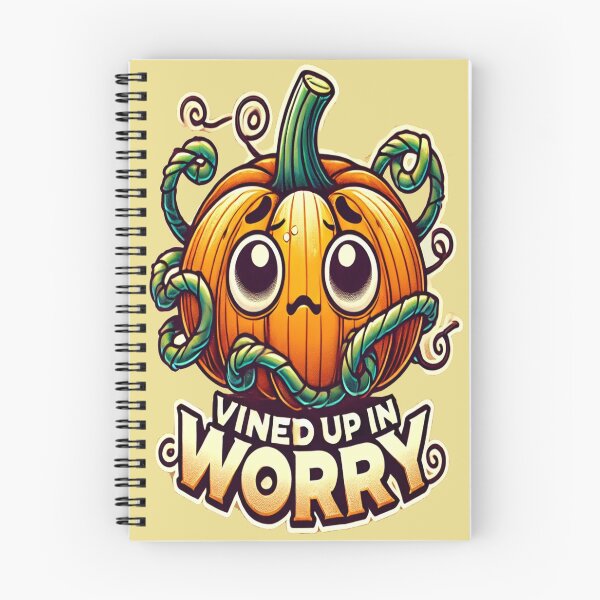 Item preview, Anxious Pumpkin- Vined Up in Worry designed and sold by Rajasekar.
