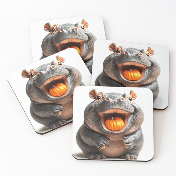 Item preview, Super cute Moo-deng for a super cool Halloween 7 designed and sold by Tem‑Tip of pen.