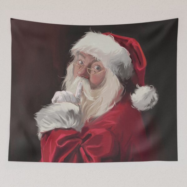 Item preview, Traditional oil painting of Santa Claus designed and sold by PP-Patterns.