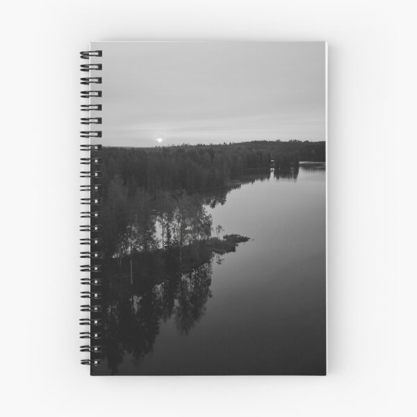 Item preview, Sun just above the forest bw designed and sold by Jouko Lehto Photography.