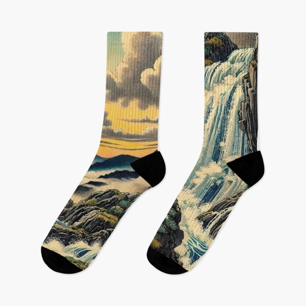 Item preview, At Jama - A Contemporary Ukiyo-e Nature Landscape designed and sold by Kijiermono.