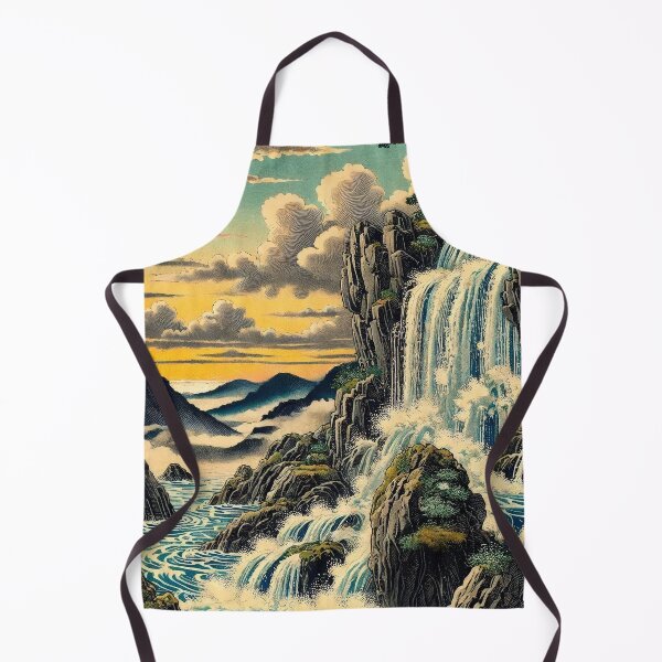 Item preview, At Jama - A Contemporary Ukiyo-e Nature Landscape designed and sold by Kijiermono.