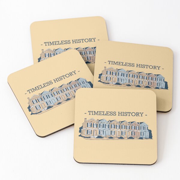 Item preview, Retro Timeless History Homes Design designed and sold by FlashCraft Design.