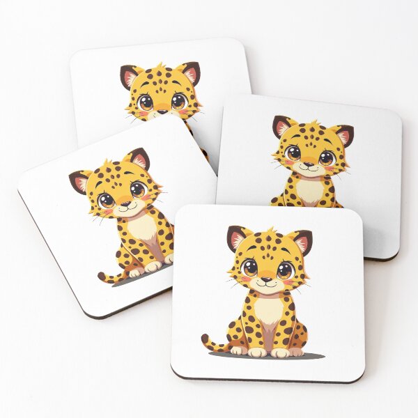 Item preview, Funny and Cute Anime Leopard designed and sold by ThreeftlyPicks.