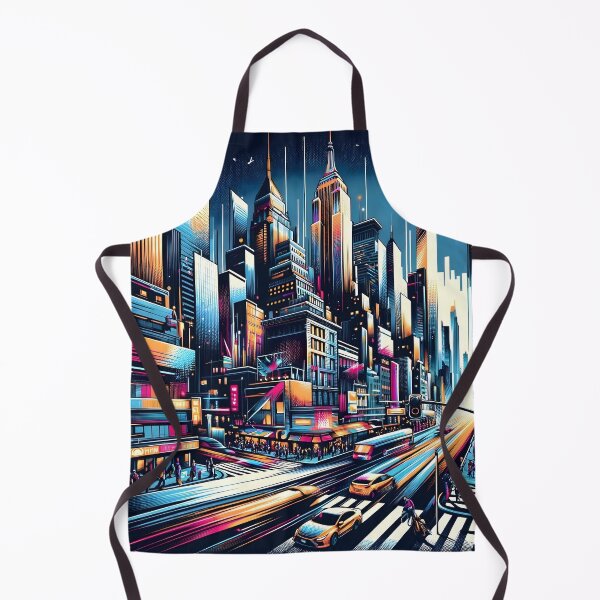 Item preview, Vibrant Urban Cityscape designed and sold by Pictures-Words.