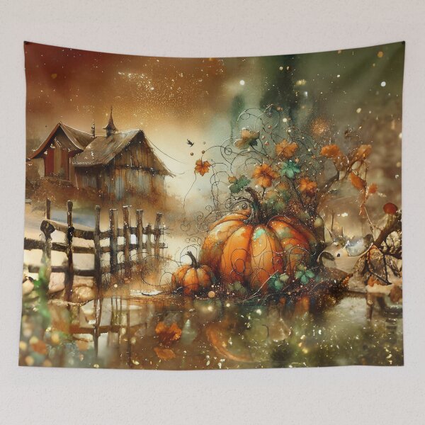 Item preview, Autumn Pumpkins by the Rustic Barn designed and sold by MarinaFila.