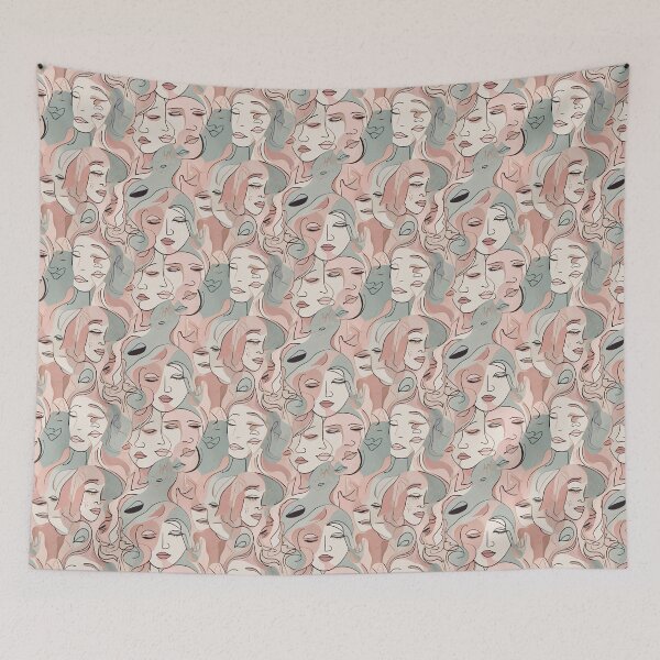 Item preview, Serene Faces in Flow designed and sold by HarmonyCreation.