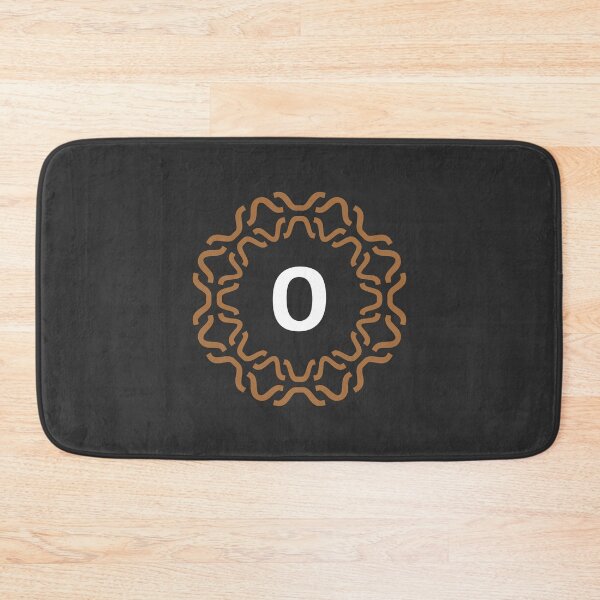 Item preview, Monogram O with Wavy Ornamental Pattern designed and sold by rasagamastore.