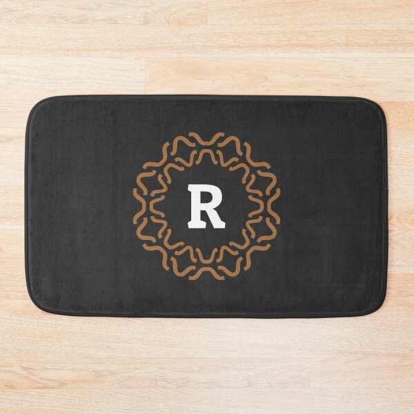 Item preview, Monogram R with Wavy Ornamental Pattern designed and sold by rasagamastore.