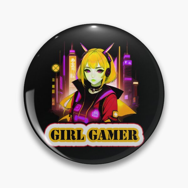 Item preview, Girl Gamer with Girl Gamer Words - Yellow Hair designed and sold by Beachy.