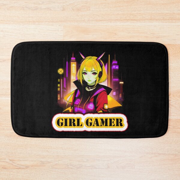 Item preview, Girl Gamer with Girl Gamer Words - Yellow Hair designed and sold by Beachy.