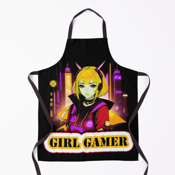 Item preview, Girl Gamer with Girl Gamer Words - Yellow Hair designed and sold by Beachy.