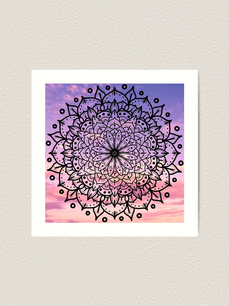 Mandala Canvas, 12x12 Canvas, Mandala Wall Art, Purple Chakra Art, Yoga  Space Decor, Zen Space, Mediation Room Art, Zen Home Decor 