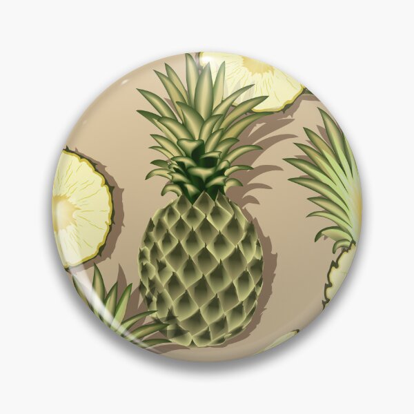 Item preview, Ripe pineapples, beige background designed and sold by Alex  Blud.