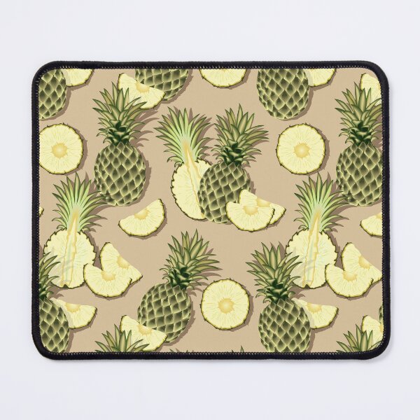 Item preview, Ripe pineapples, beige background designed and sold by Alex Blud.