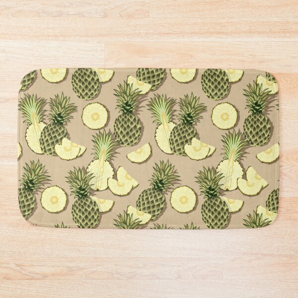 Item preview, Ripe pineapples, beige background designed and sold by Alex  Blud.