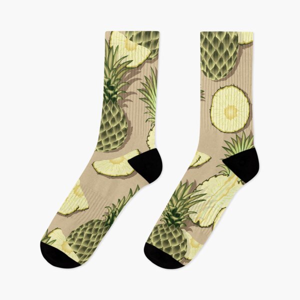 Item preview, Ripe pineapples, beige background designed and sold by Alex  Blud.
