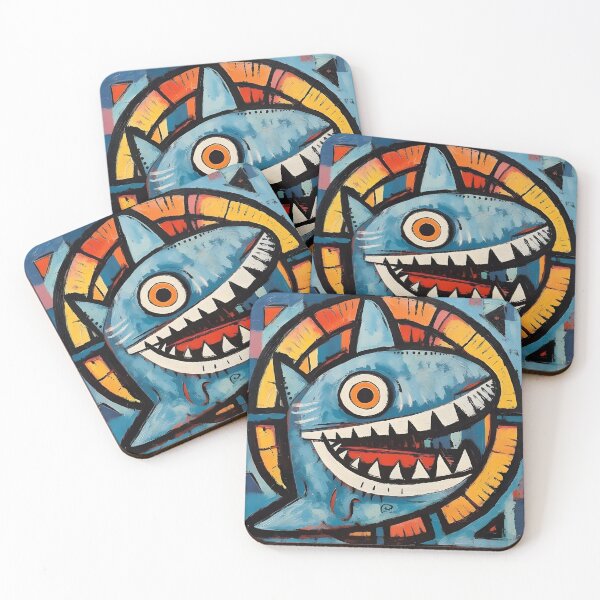 Item preview, Hai-O-Pai - Shark - Expressionist designed and sold by 3ling_Design.