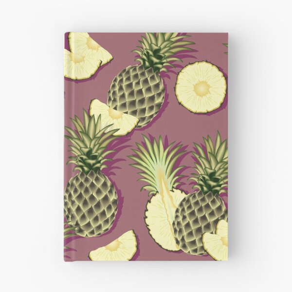 Item preview, Ripe pineapples, burgundy background designed and sold by Alex  Blud.