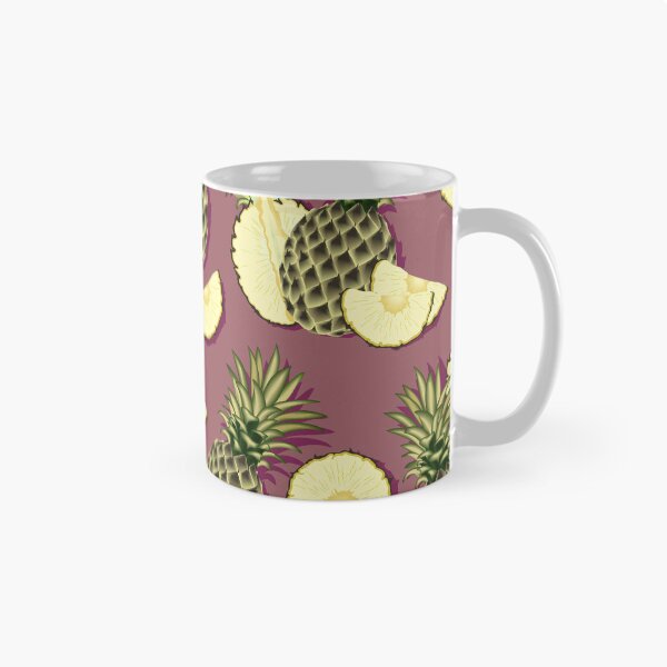 Item preview, Ripe pineapples, burgundy background designed and sold by Alex  Blud.