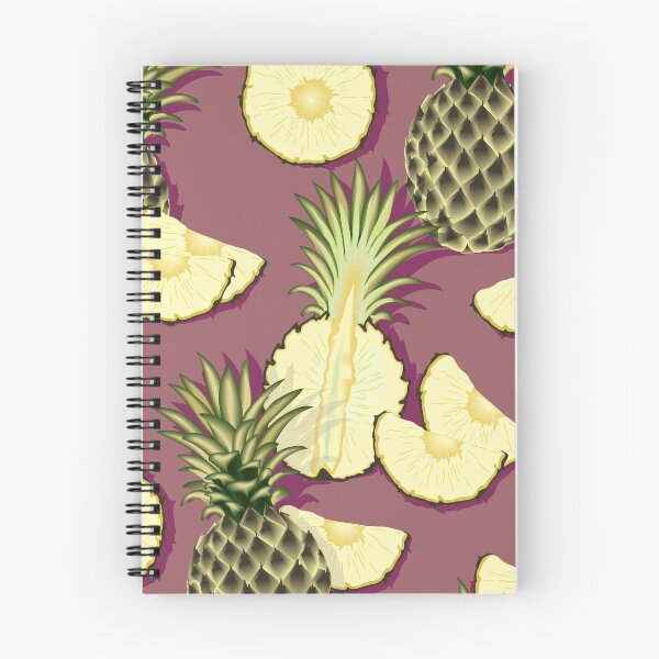 Item preview, Ripe pineapples, burgundy background designed and sold by Alex  Blud.