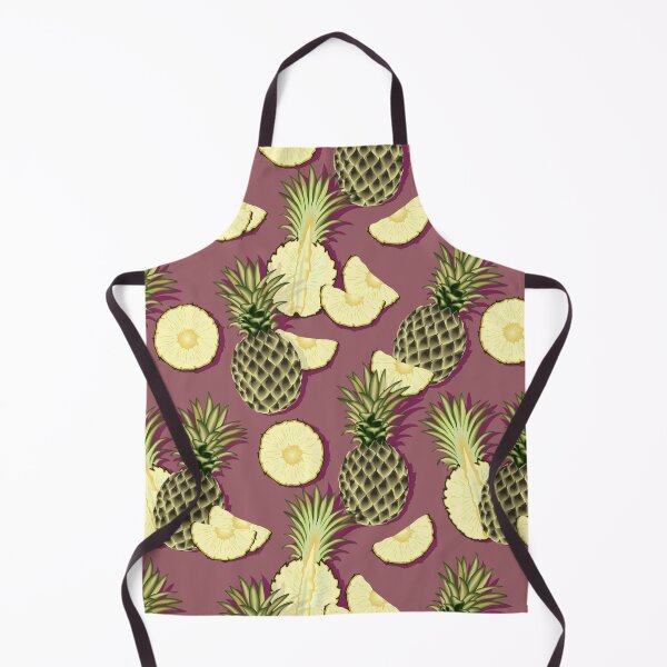 Item preview, Ripe pineapples, burgundy background designed and sold by Alex  Blud.