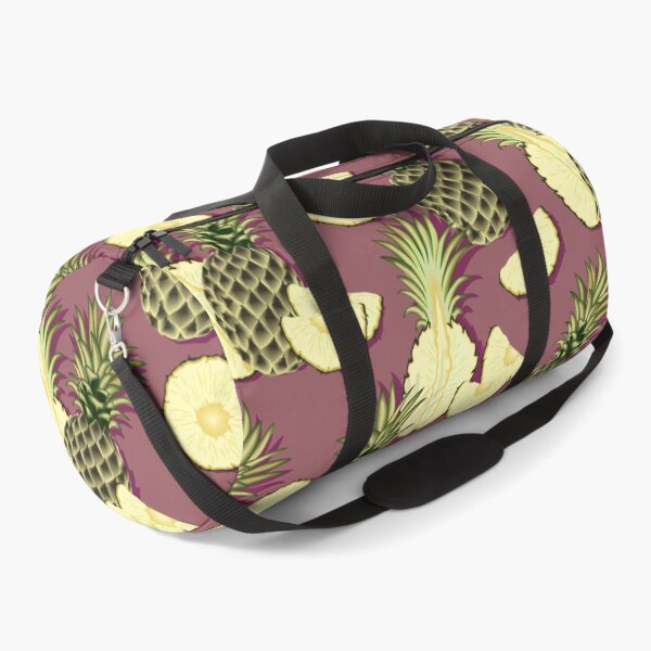 Item preview, Ripe pineapples, burgundy background designed and sold by Alex Blud.