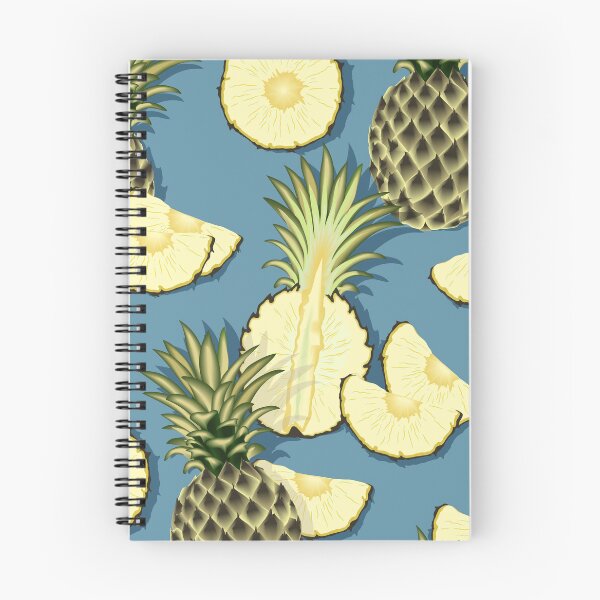 Item preview, Ripe pineapples, gray-blue background designed and sold by Alex  Blud.