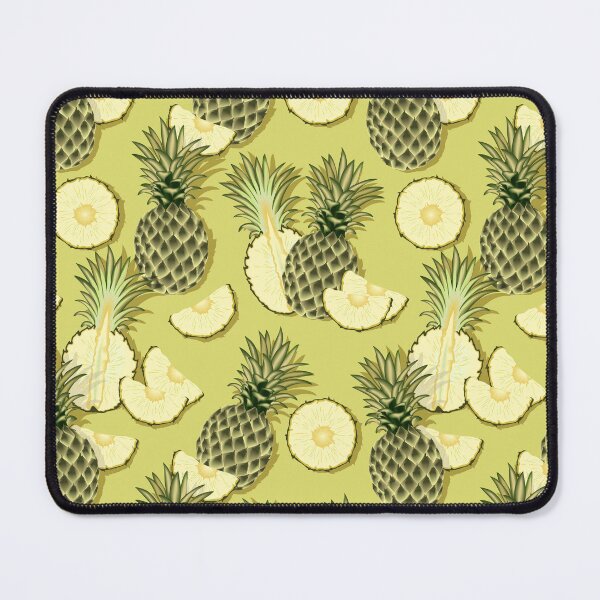 Item preview, Ripe pineapples, green background designed and sold by Alex  Blud.