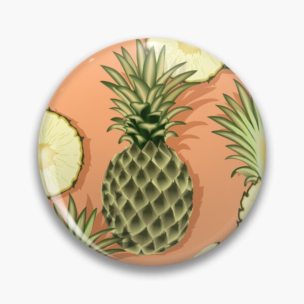 Item preview, Ripe pineapples, light coral background designed and sold by Alex  Blud.