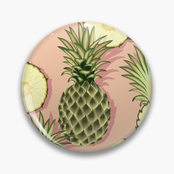 Item preview, Ripe pineapples, light pink background designed and sold by Alex  Blud.
