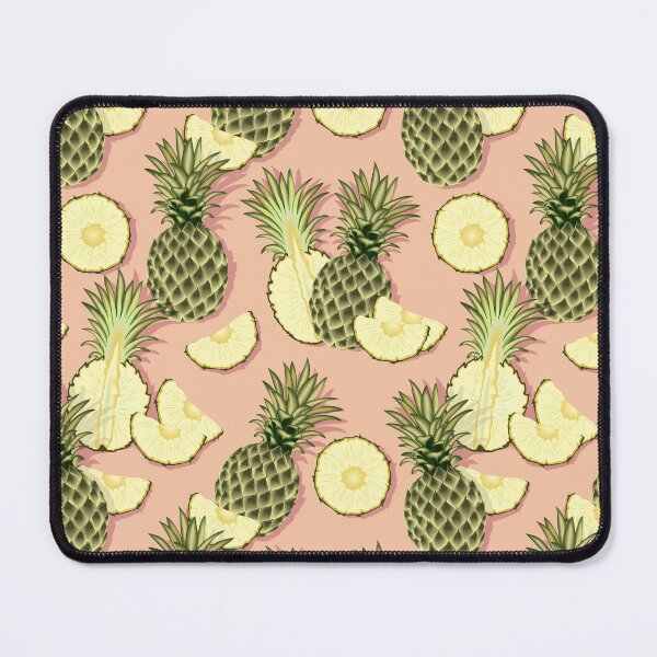 Item preview, Ripe pineapples, light pink background designed and sold by Alex  Blud.