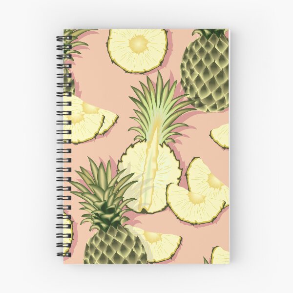Item preview, Ripe pineapples, light pink background designed and sold by Alex  Blud.