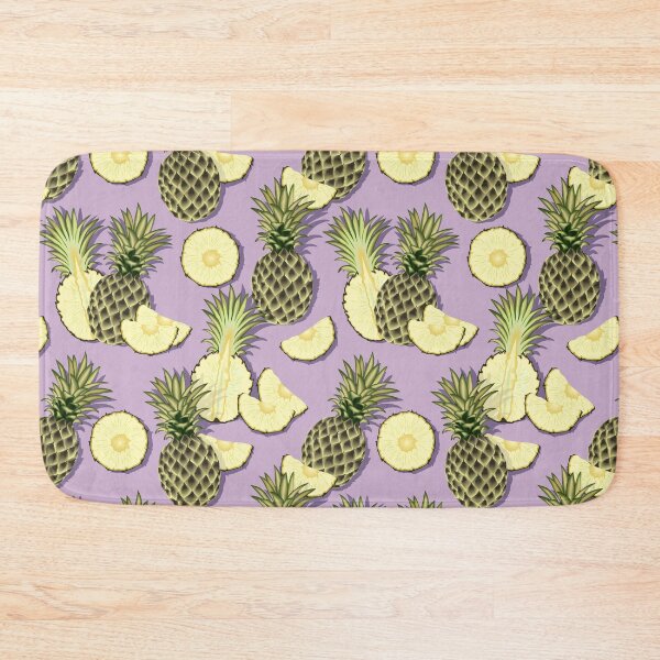 Item preview, Ripe pineapples, lilac background designed and sold by Alex  Blud.