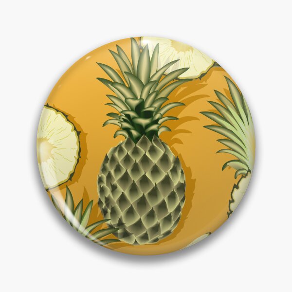 Item preview, Ripe pineapples, orange background designed and sold by Alex  Blud.