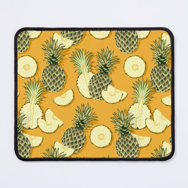 Item preview, Ripe pineapples, orange background designed and sold by Alex  Blud.