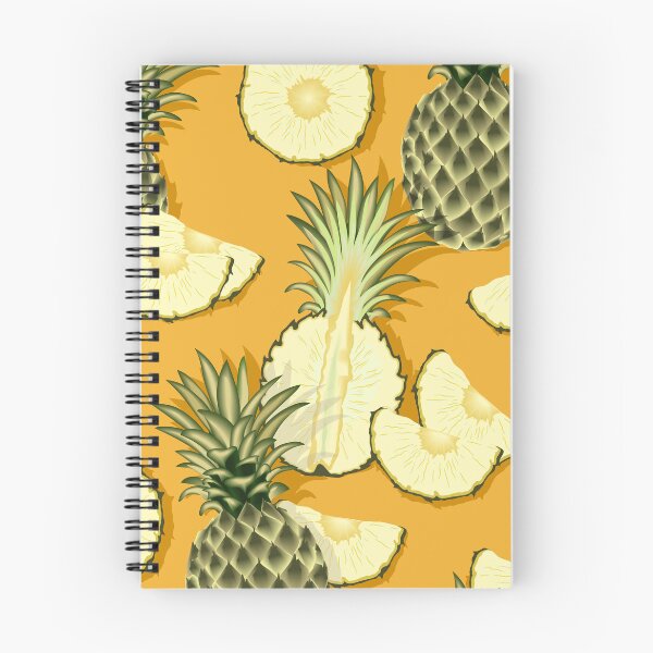 Item preview, Ripe pineapples, orange background designed and sold by Alex  Blud.